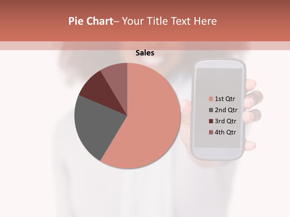 Looking At Camera Scarf Frizzy PowerPoint Template