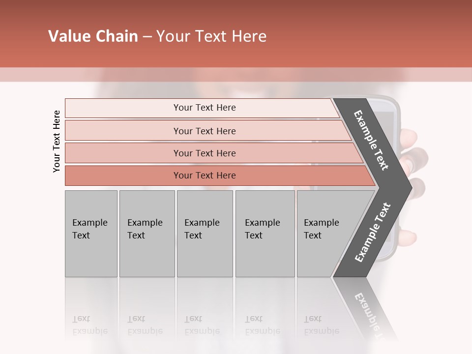 Looking At Camera Scarf Frizzy PowerPoint Template