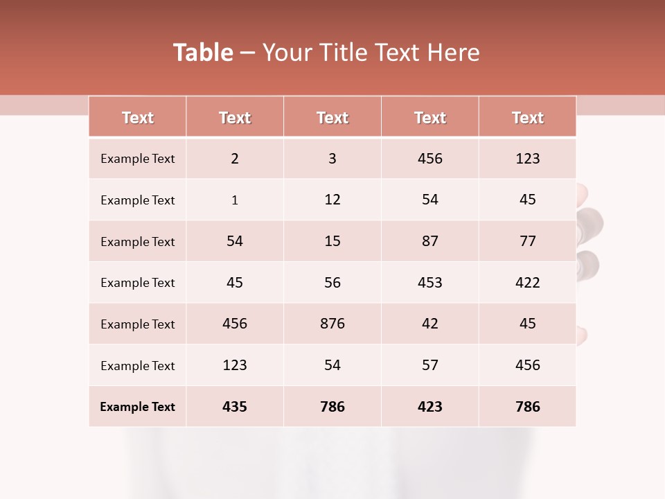 Looking At Camera Scarf Frizzy PowerPoint Template