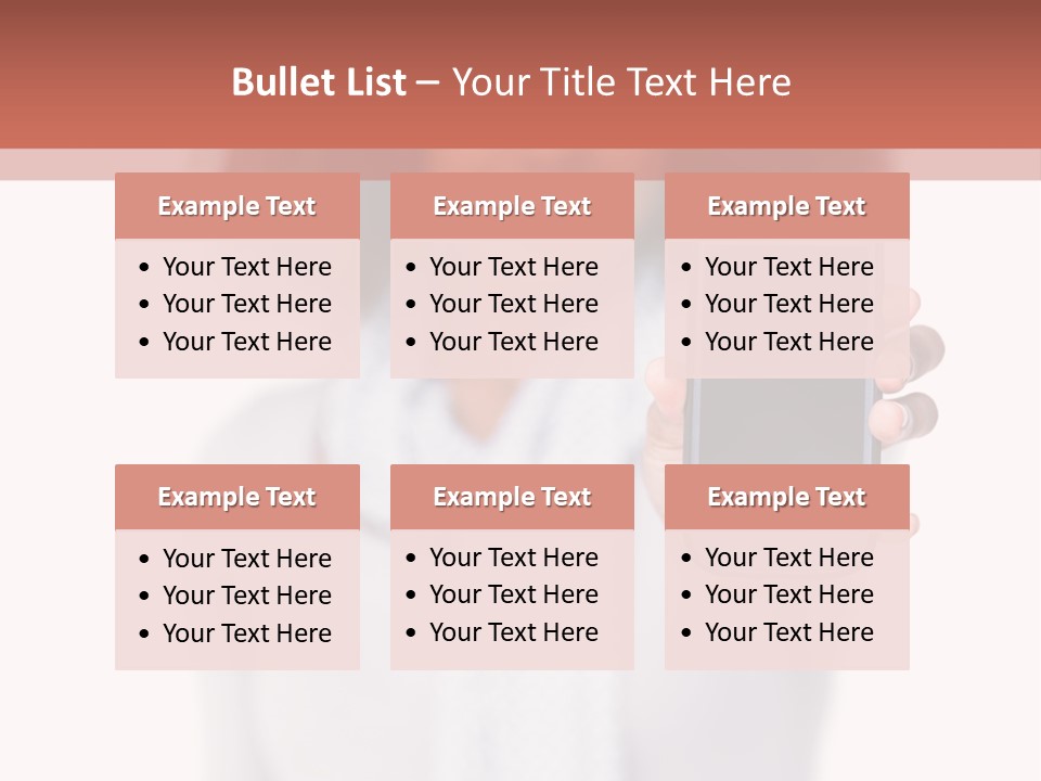 Looking At Camera Scarf Frizzy PowerPoint Template