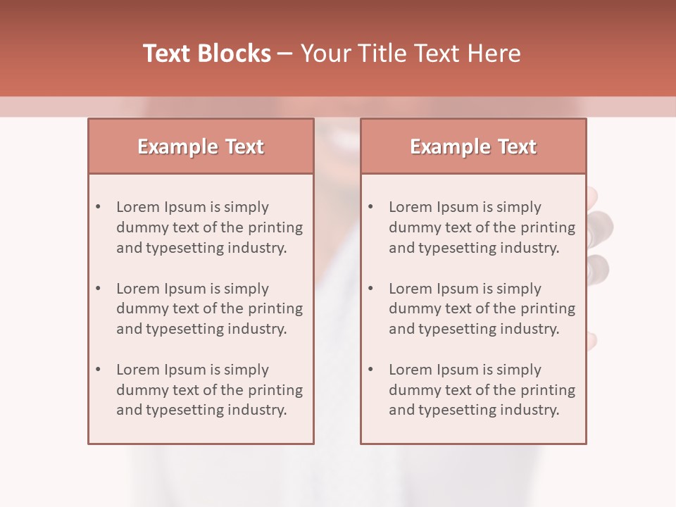 Looking At Camera Scarf Frizzy PowerPoint Template