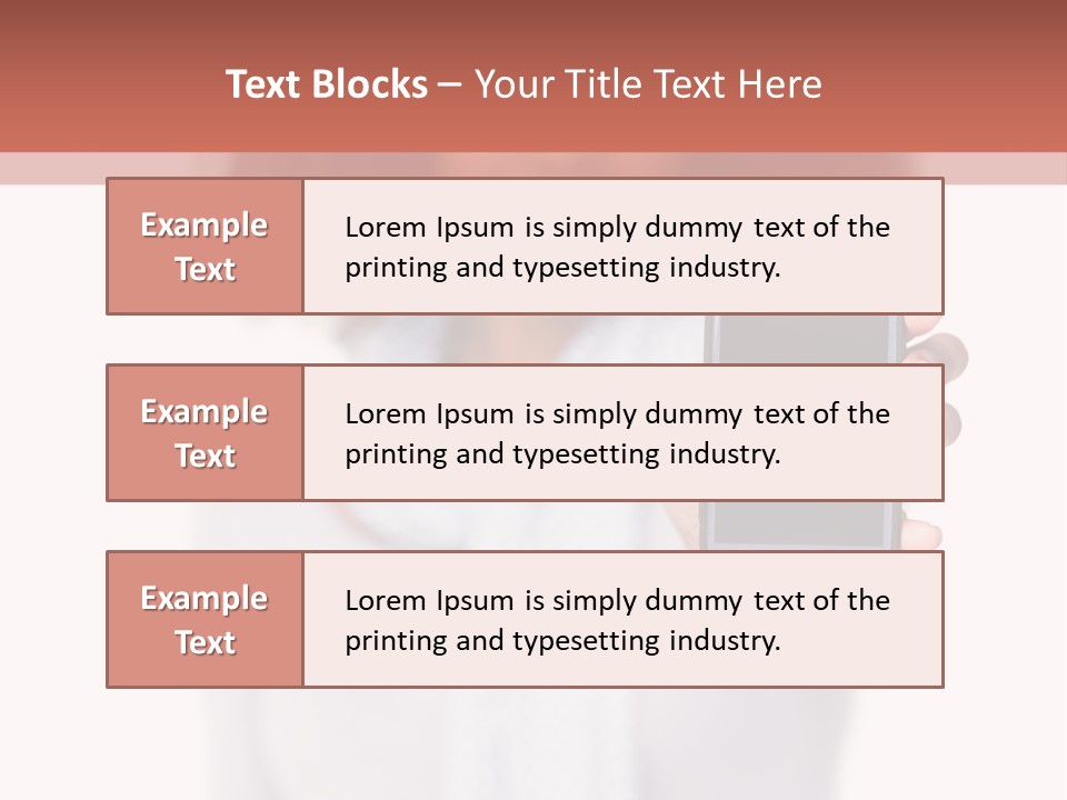 Looking At Camera Scarf Frizzy PowerPoint Template
