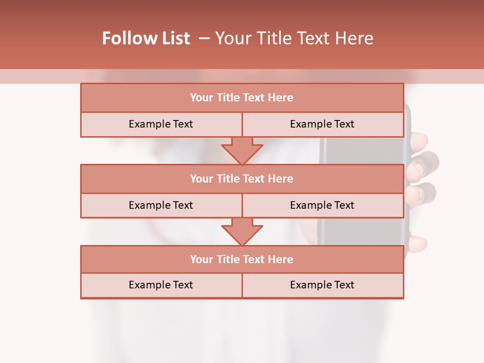 Looking At Camera Scarf Frizzy PowerPoint Template