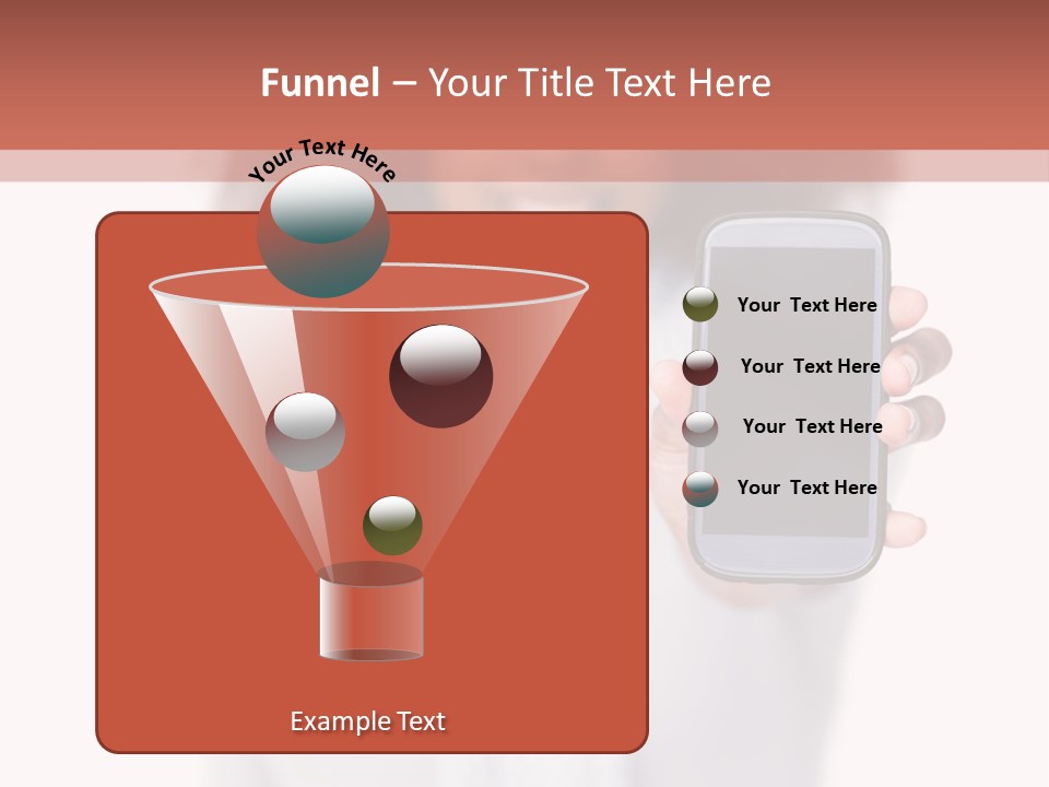 Looking At Camera Scarf Frizzy PowerPoint Template