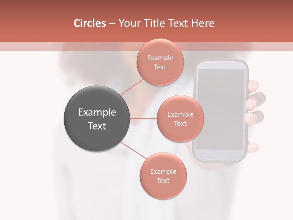 Looking At Camera Scarf Frizzy PowerPoint Template