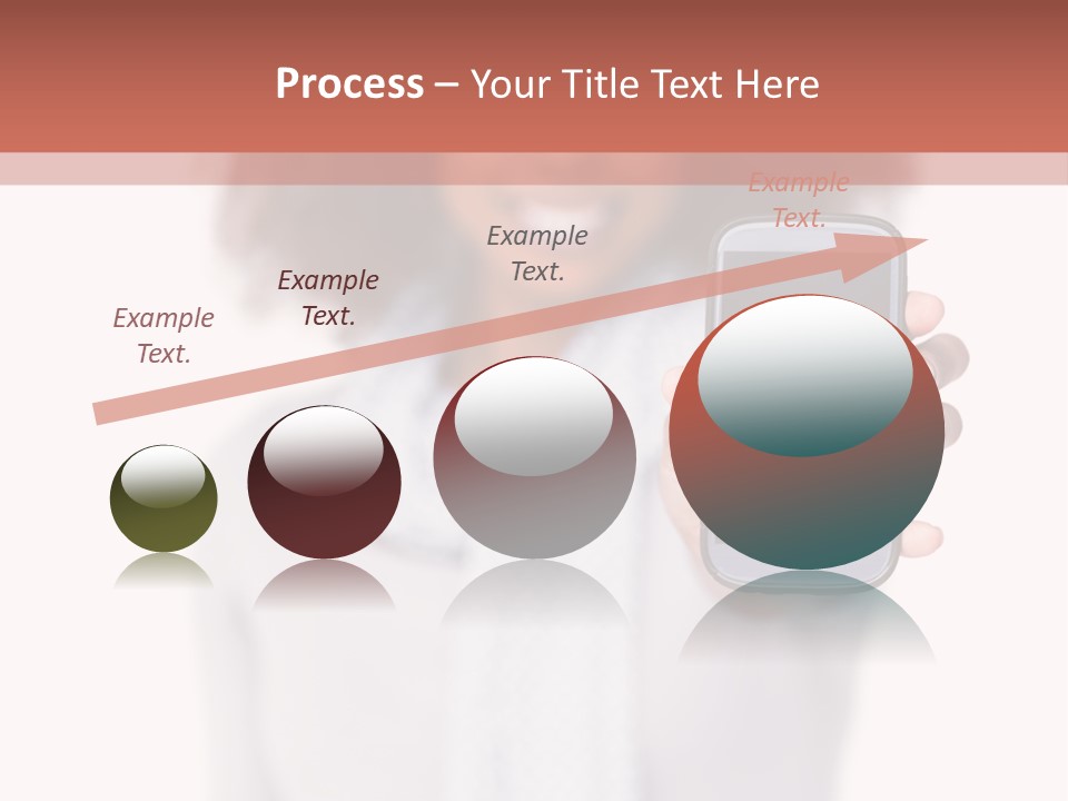 Looking At Camera Scarf Frizzy PowerPoint Template