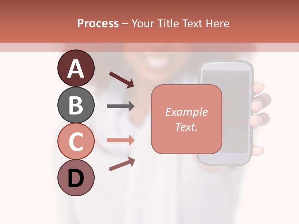 Looking At Camera Scarf Frizzy PowerPoint Template