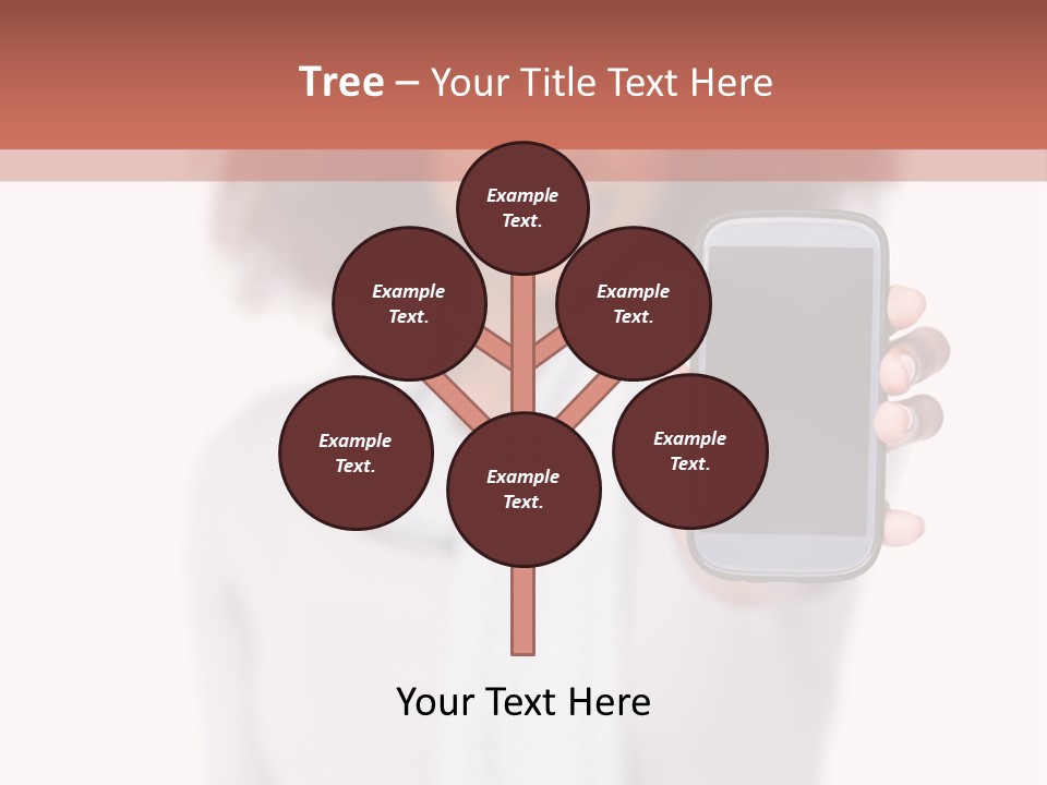 Looking At Camera Scarf Frizzy PowerPoint Template