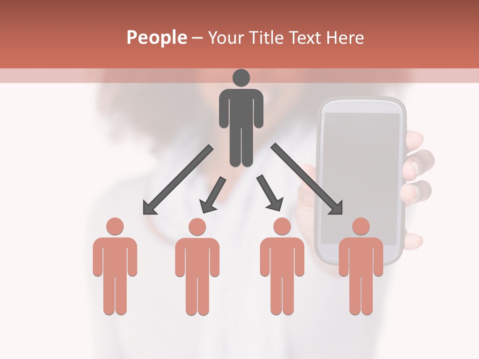 Looking At Camera Scarf Frizzy PowerPoint Template