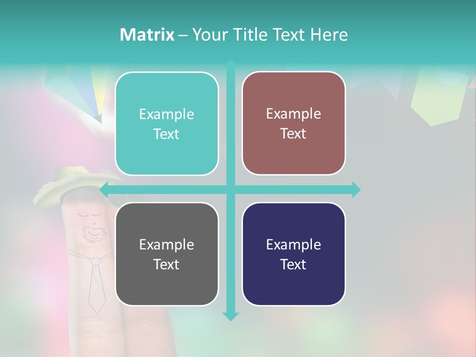 Relationship Symbol Two PowerPoint Template