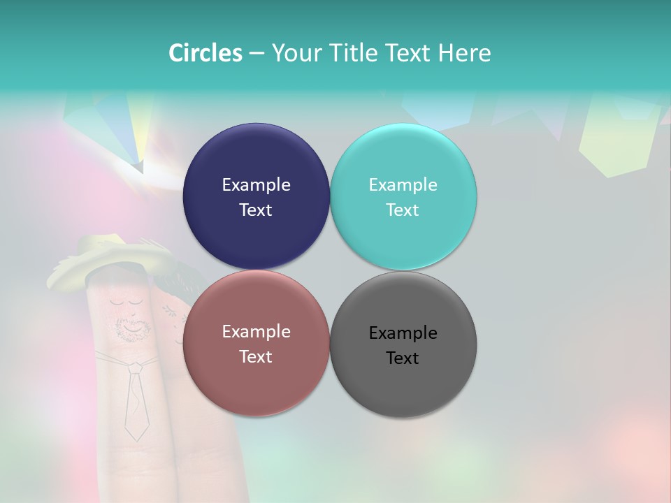 Relationship Symbol Two PowerPoint Template