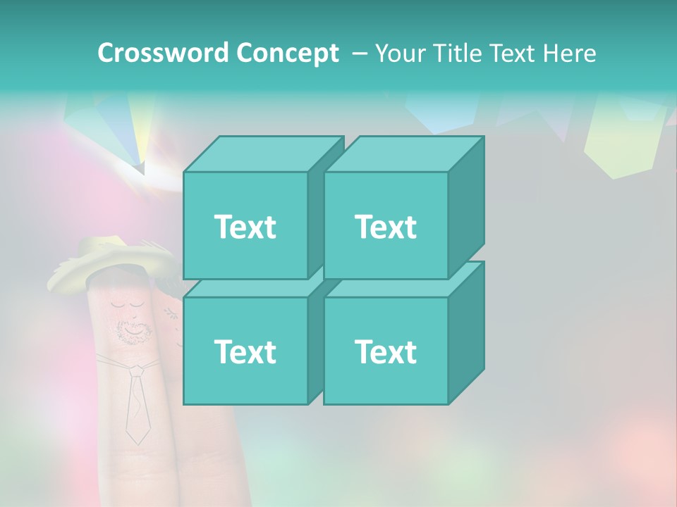 Relationship Symbol Two PowerPoint Template