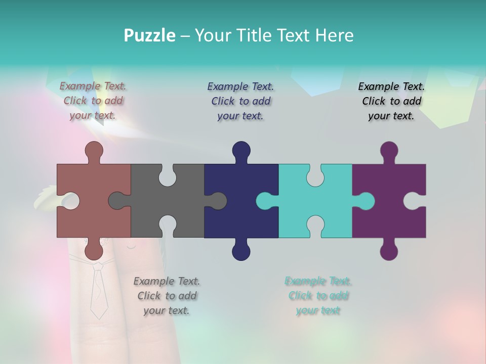 Relationship Symbol Two PowerPoint Template