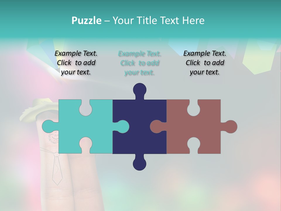 Relationship Symbol Two PowerPoint Template