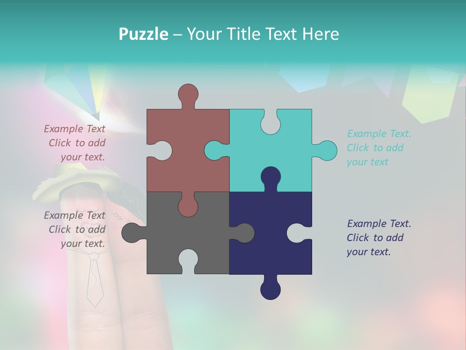 Relationship Symbol Two PowerPoint Template