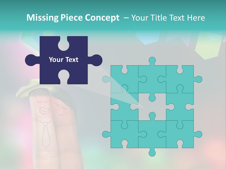 Relationship Symbol Two PowerPoint Template