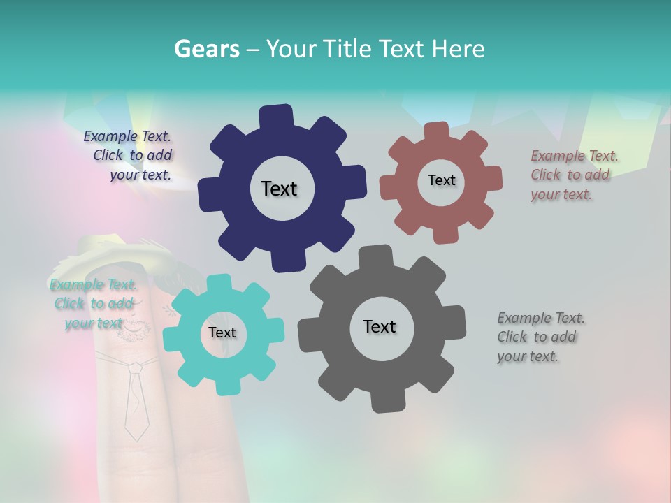 Relationship Symbol Two PowerPoint Template