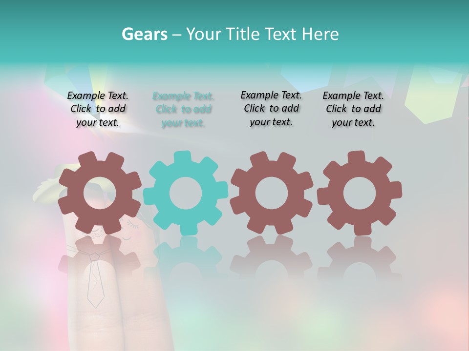 Relationship Symbol Two PowerPoint Template