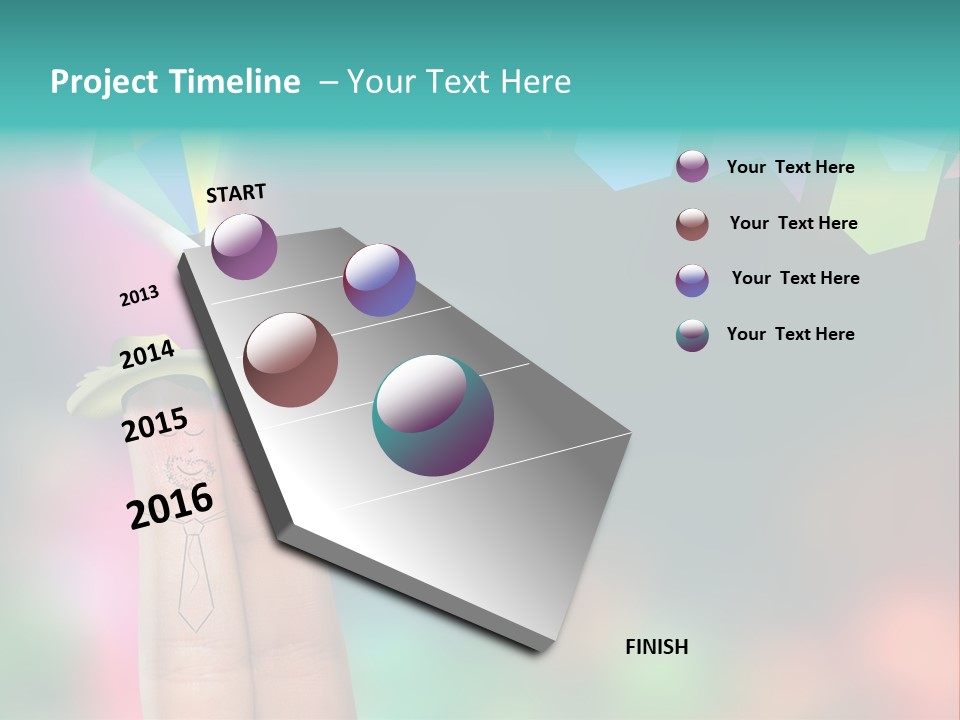Relationship Symbol Two PowerPoint Template