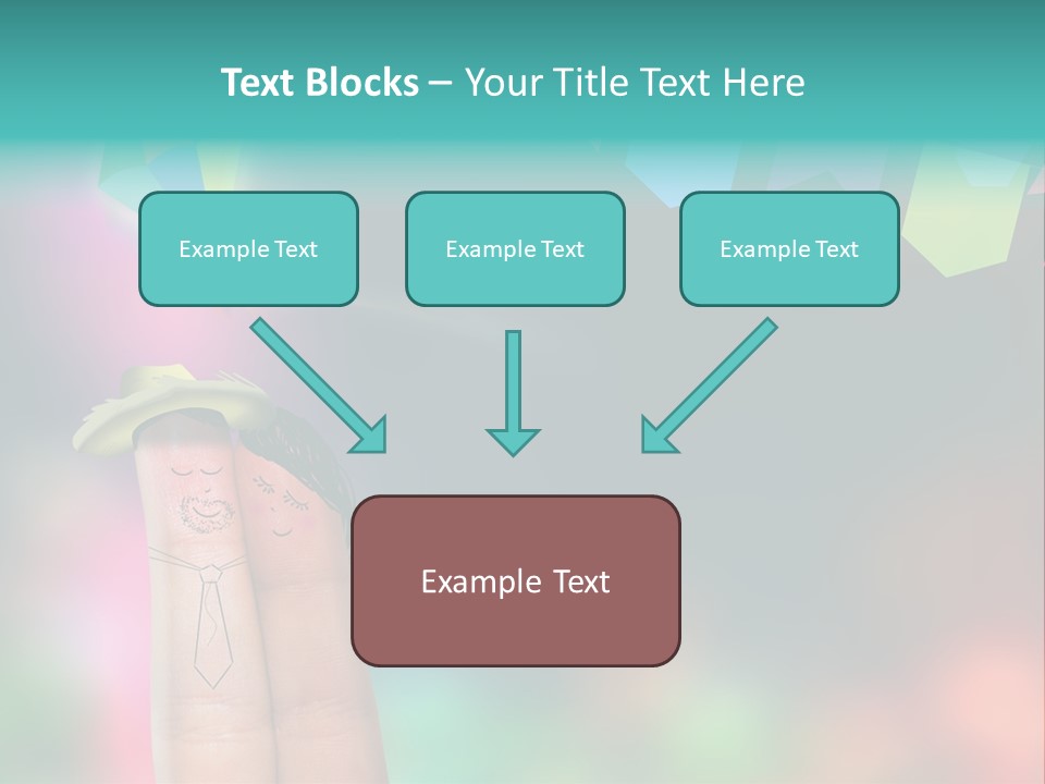 Relationship Symbol Two PowerPoint Template