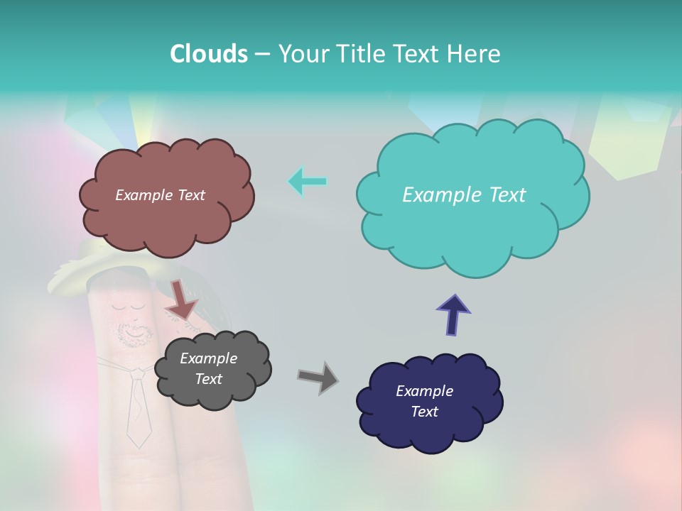 Relationship Symbol Two PowerPoint Template