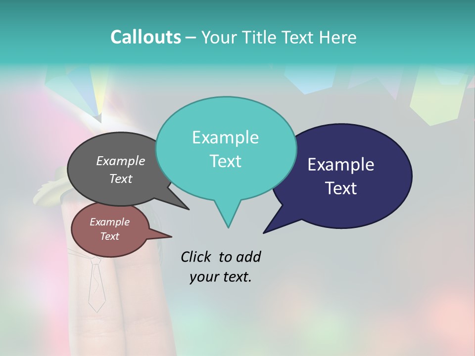 Relationship Symbol Two PowerPoint Template