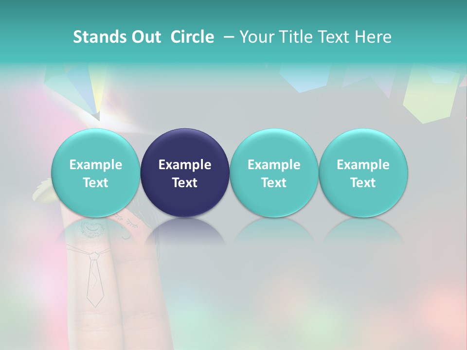 Relationship Symbol Two PowerPoint Template