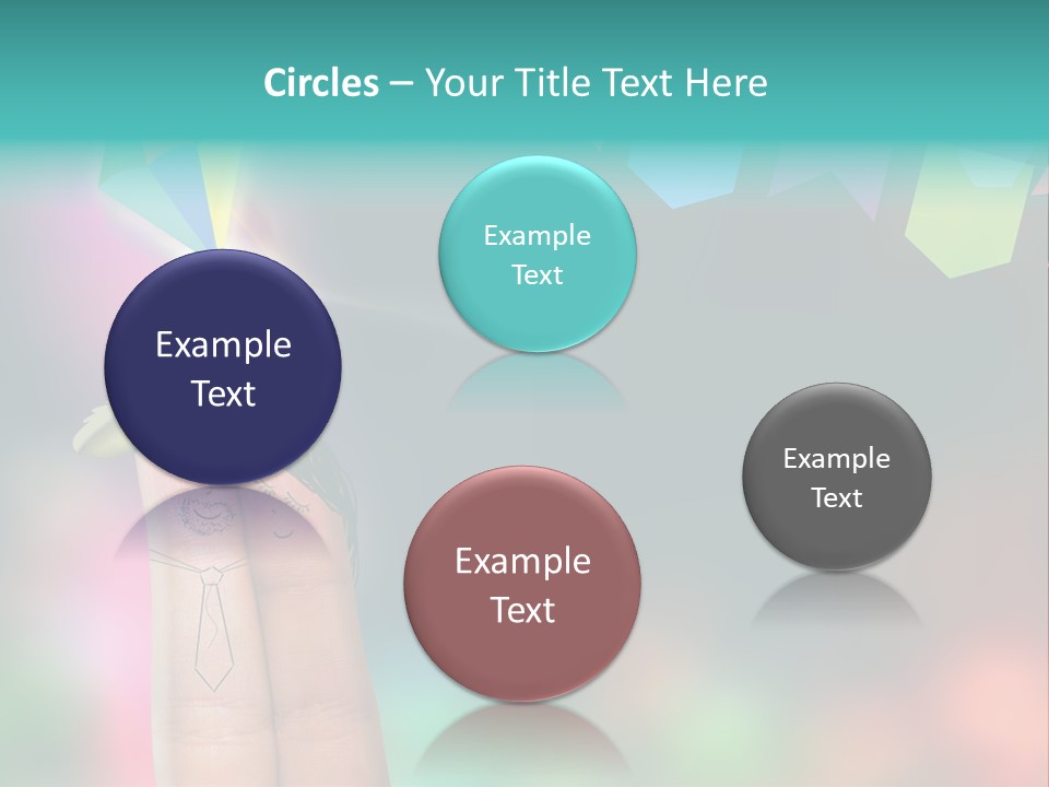 Relationship Symbol Two PowerPoint Template