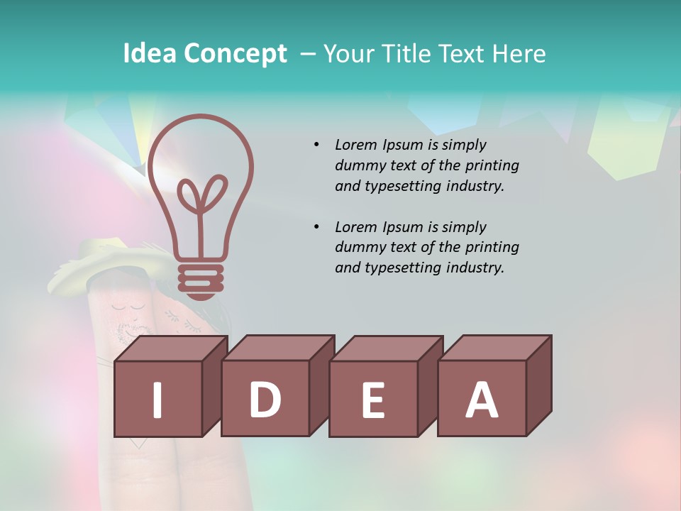 Relationship Symbol Two PowerPoint Template