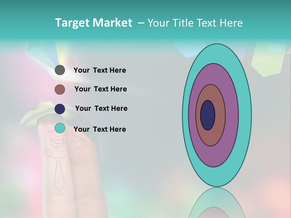 Relationship Symbol Two PowerPoint Template