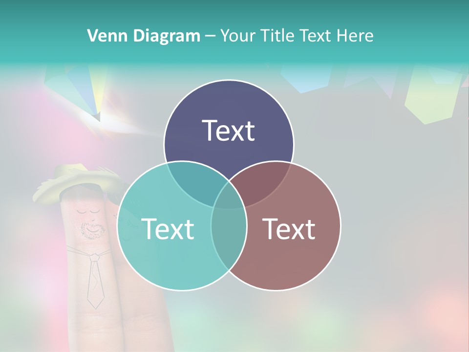 Relationship Symbol Two PowerPoint Template