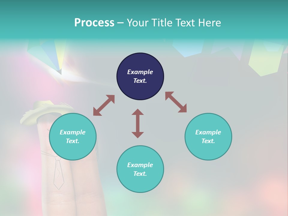 Relationship Symbol Two PowerPoint Template