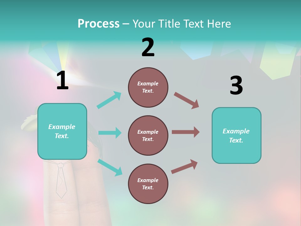 Relationship Symbol Two PowerPoint Template