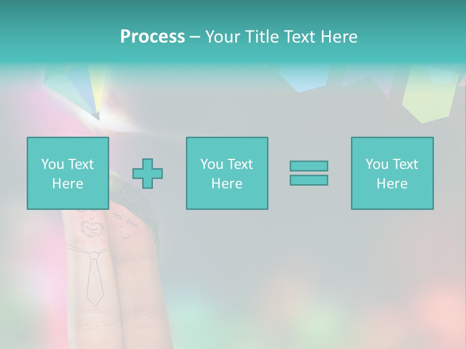 Relationship Symbol Two PowerPoint Template