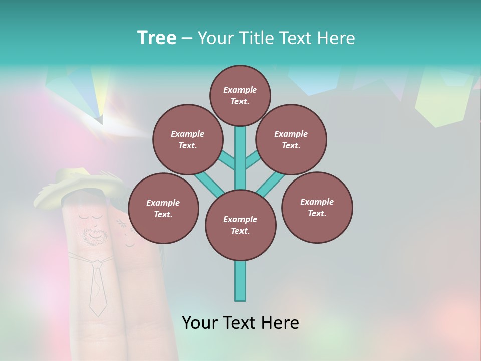 Relationship Symbol Two PowerPoint Template