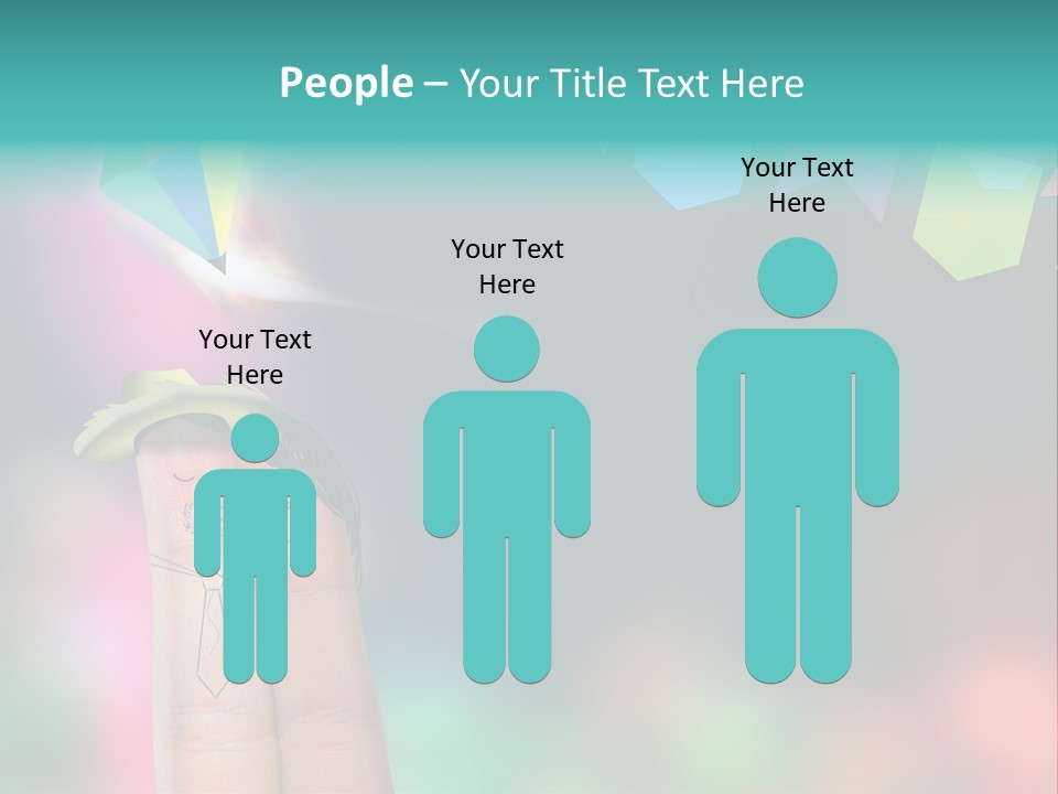 Relationship Symbol Two PowerPoint Template
