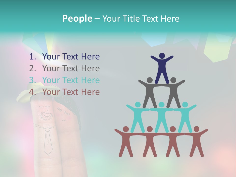 Relationship Symbol Two PowerPoint Template