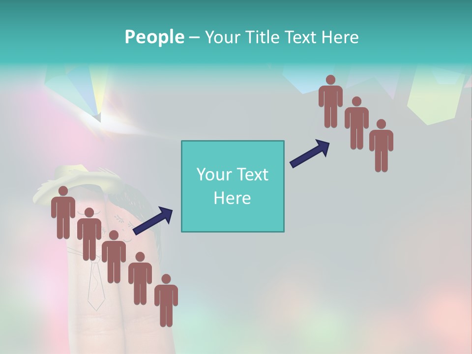 Relationship Symbol Two PowerPoint Template