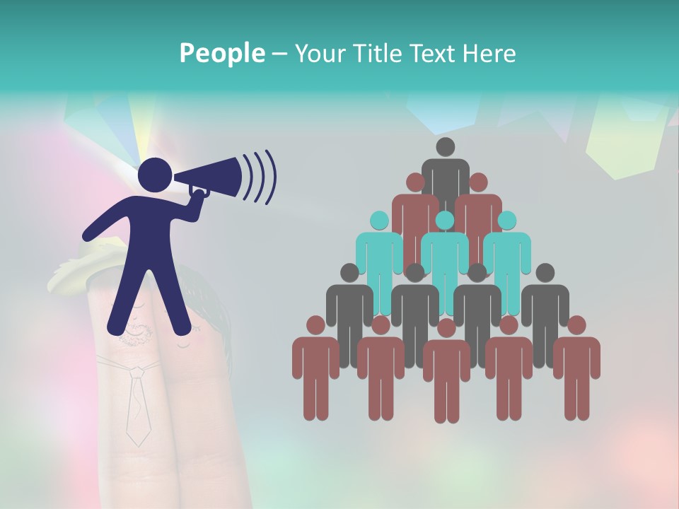 Relationship Symbol Two PowerPoint Template