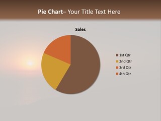 Horizon Sun Landscape PowerPoint Template