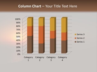 Horizon Sun Landscape PowerPoint Template