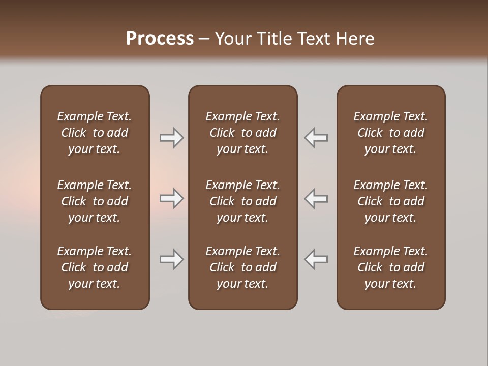 Horizon Sun Landscape PowerPoint Template