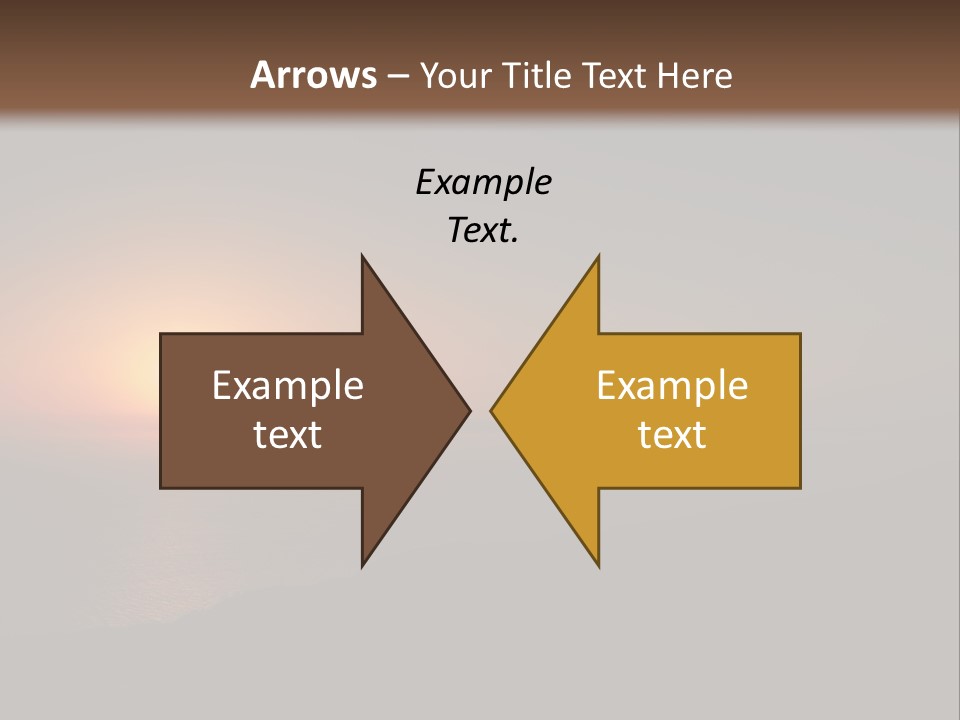 Horizon Sun Landscape PowerPoint Template