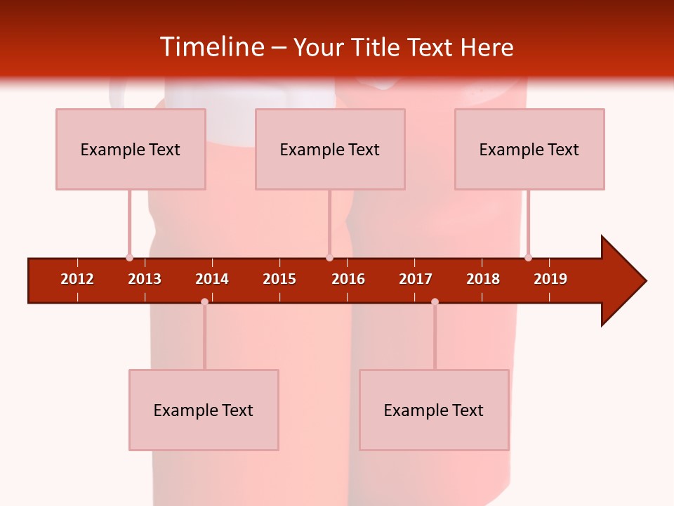Two Red And Orange Water Bottles On A White And Red Background PowerPoint Template