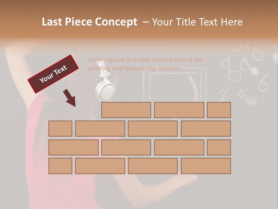 Unrecognizable Person Glamour Mp Icon PowerPoint Template