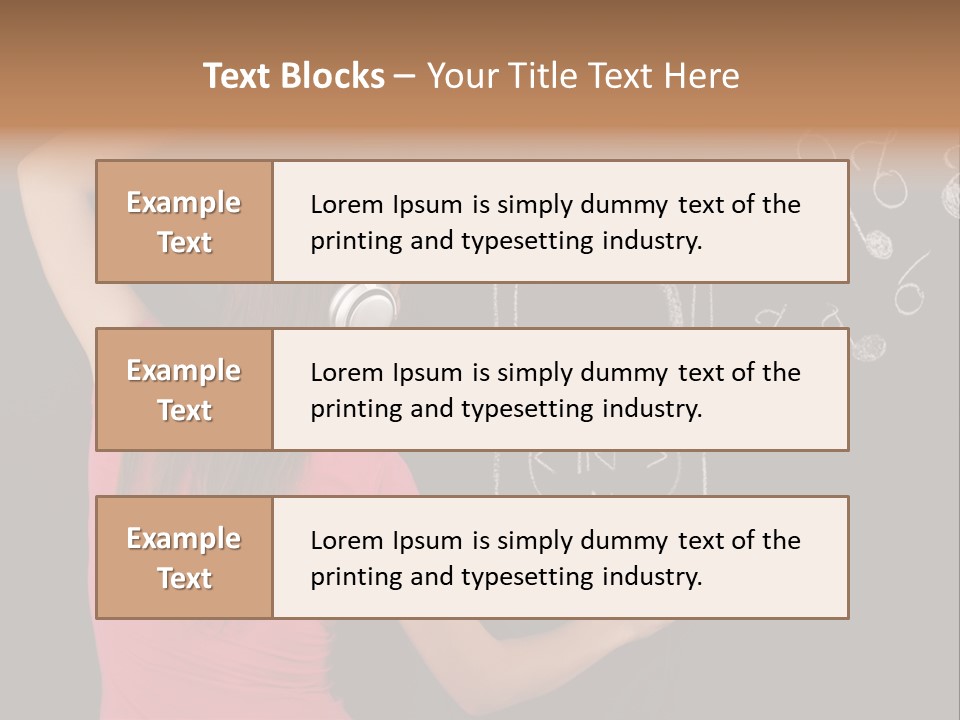 Unrecognizable Person Glamour Mp Icon PowerPoint Template