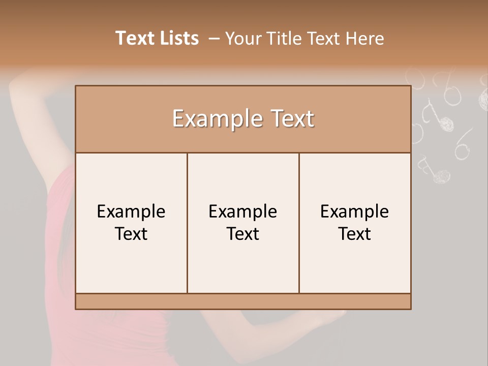 Unrecognizable Person Glamour Mp Icon PowerPoint Template