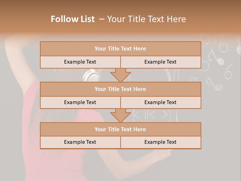 Unrecognizable Person Glamour Mp Icon PowerPoint Template