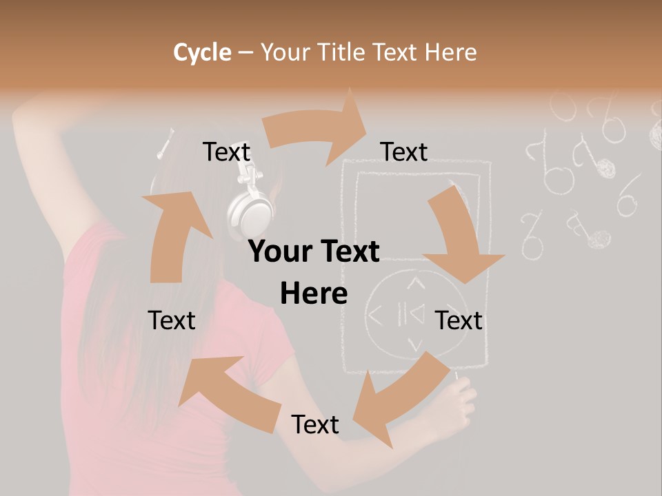 Unrecognizable Person Glamour Mp Icon PowerPoint Template
