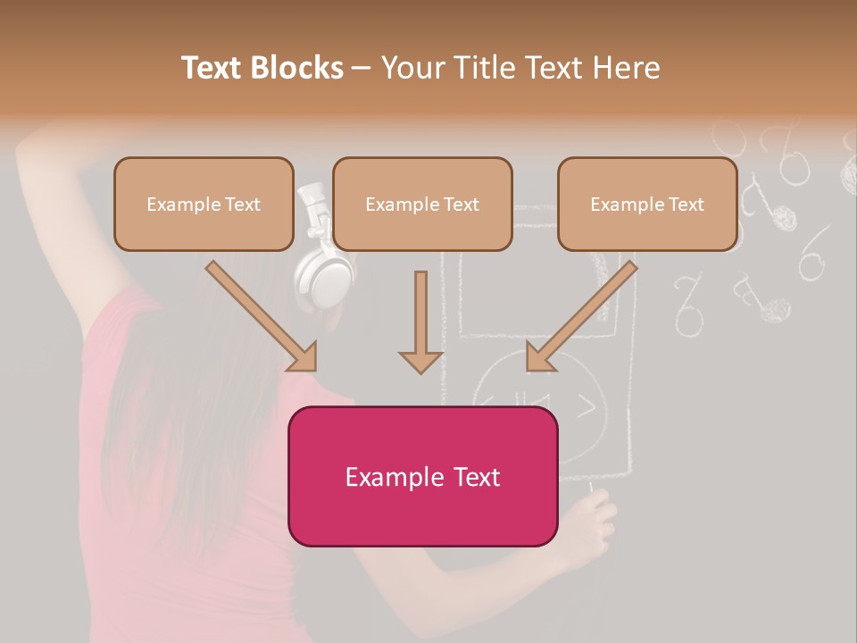 Unrecognizable Person Glamour Mp Icon PowerPoint Template